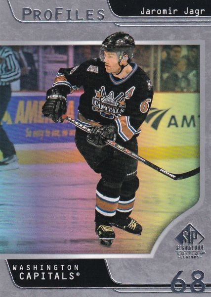 insert karta JAROMÍR JÁGR 20-21 SP Signature Legends Profiles číslo P-15